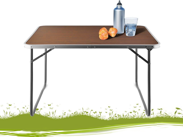 Opvouwbare Campingtafel - Bruin Houten Look