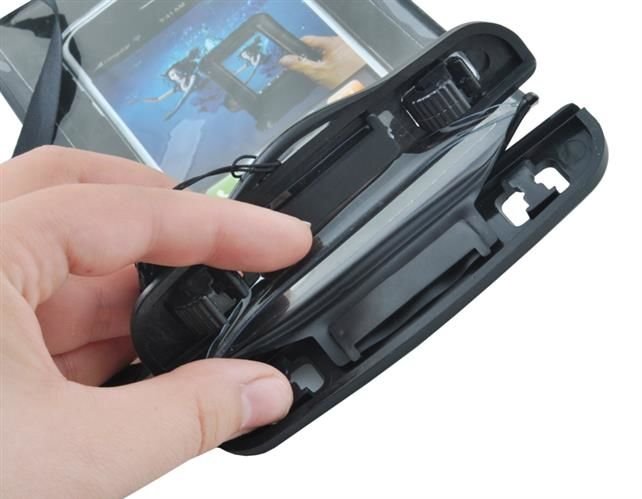 Waterdichte Telefoonhoesje - Zwart