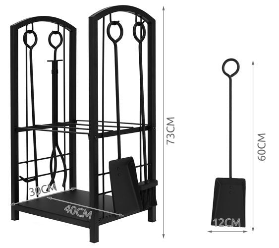 4 Delige Open Haard Gereedschap Accessoire Set