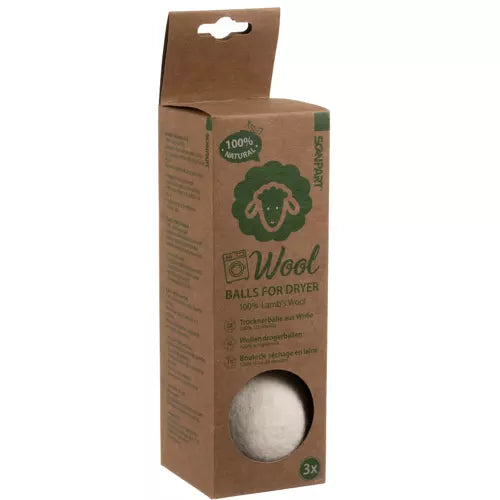 Scanpart wasdrogerballen van wol - 3 stuks