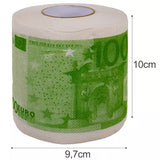 2X Toiletpapier 100 euro Biljet