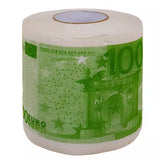 2X Toiletpapier 100 euro Biljet