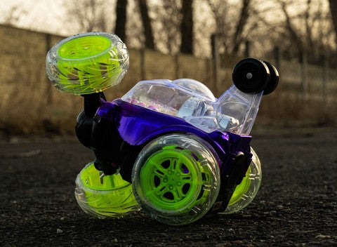 RC Stunt Car Auto met 360º Draaiende Wielen met Licht &amp; Geluid