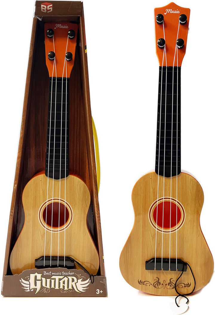 Music Guitar - speelgoed gitaar - 4 snaren - 40cm - kindergitaar