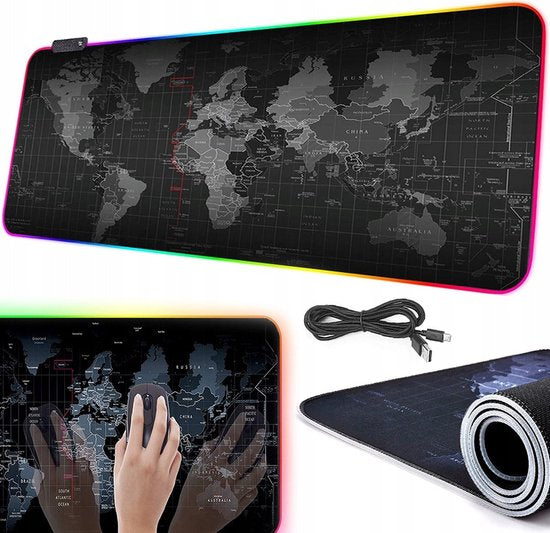 XXL Led Gaming Muismat - 80 x 30 cm