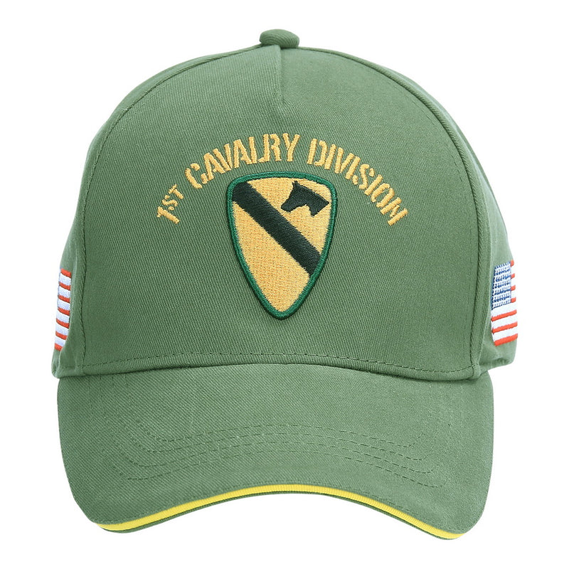 Fostex Baseball cap US Cavalry WWII 3D - Groen