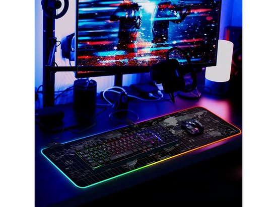XXL Led Gaming Muismat - 80 x 30 cm