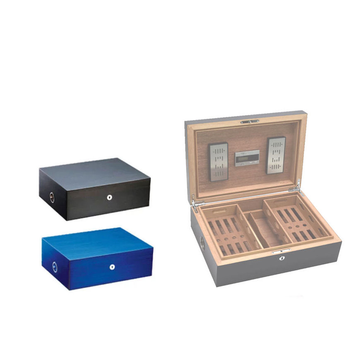 Humidor in luxe verpakking blauw