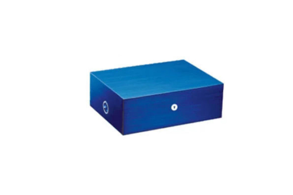 Humidor in luxe verpakking blauw