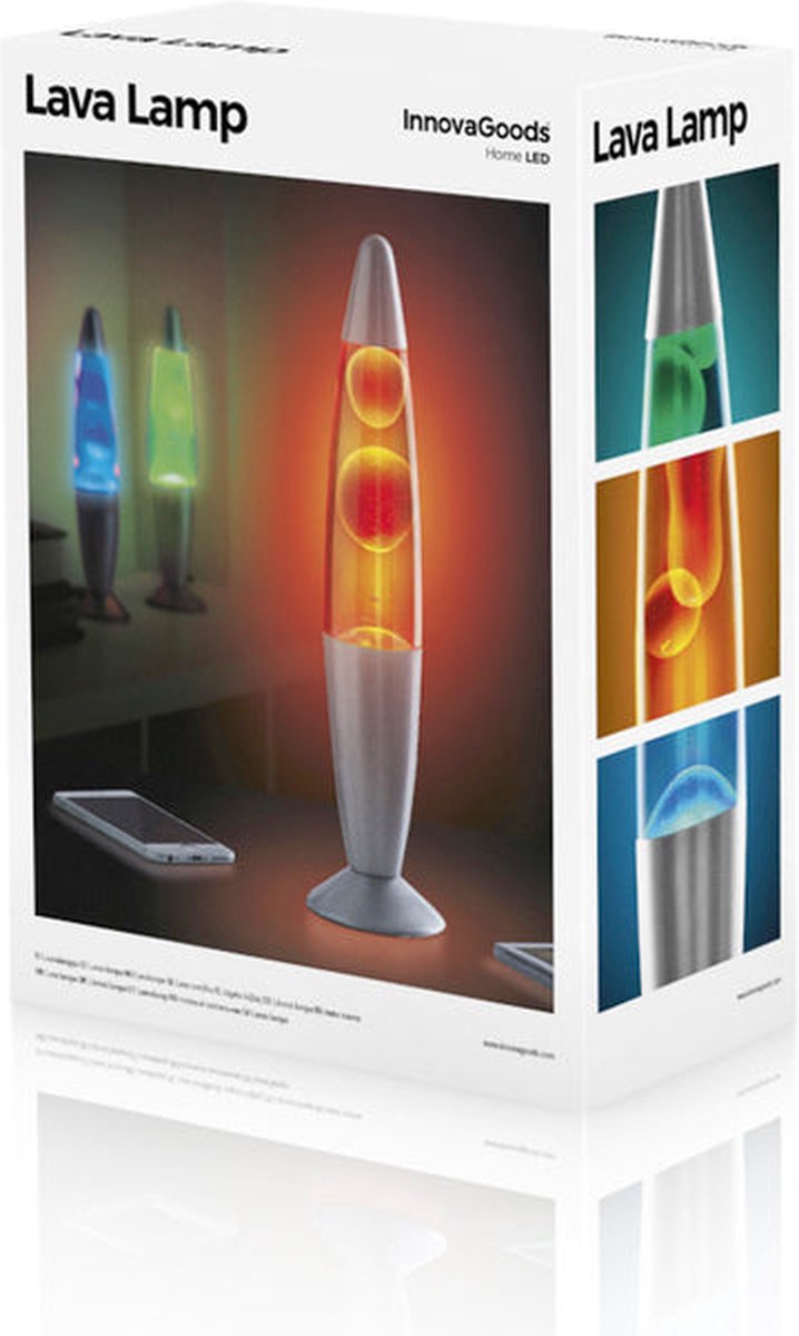 Lavalamp Groen InnovaGoods | Lavalamp voor kinderen 25W Magma | Lavalampen sfeerverlichting | Nachtlampje Kinderen en Volwassenen