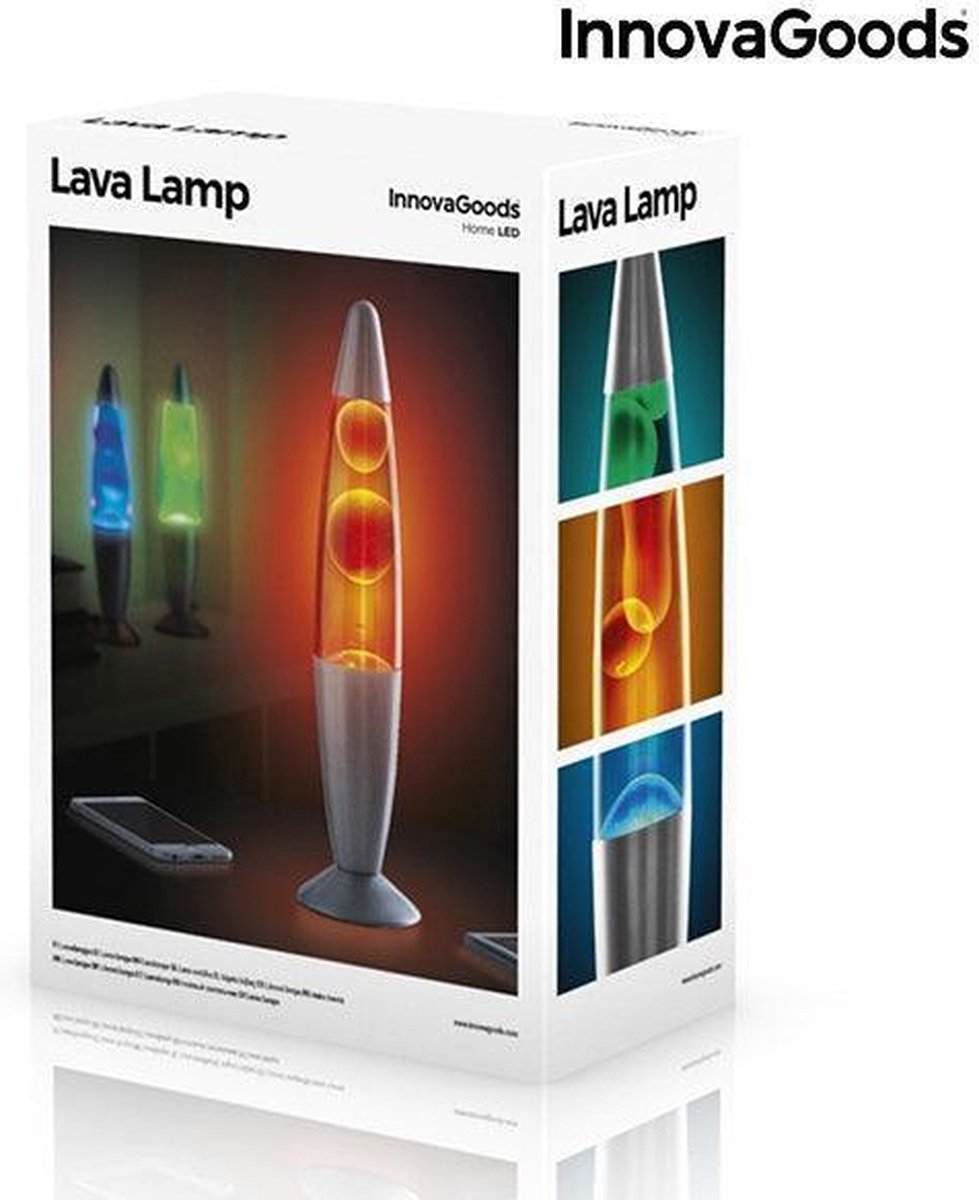 Lavalamp Groen InnovaGoods | Lavalamp voor kinderen 25W Magma | Lavalampen sfeerverlichting | Nachtlampje Kinderen en Volwassenen