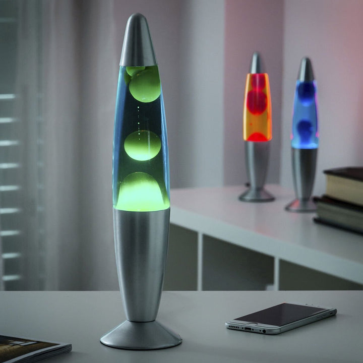 Lavalamp Groen InnovaGoods | Lavalamp voor kinderen 25W Magma | Lavalampen sfeerverlichting | Nachtlampje Kinderen en Volwassenen