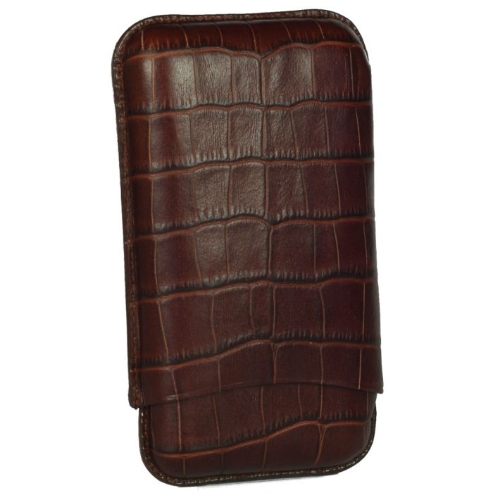 Martin Wess 591 Croco Brown - 3 Robusto&