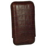 Martin Wess 591 Croco Brown - 3 Robusto's