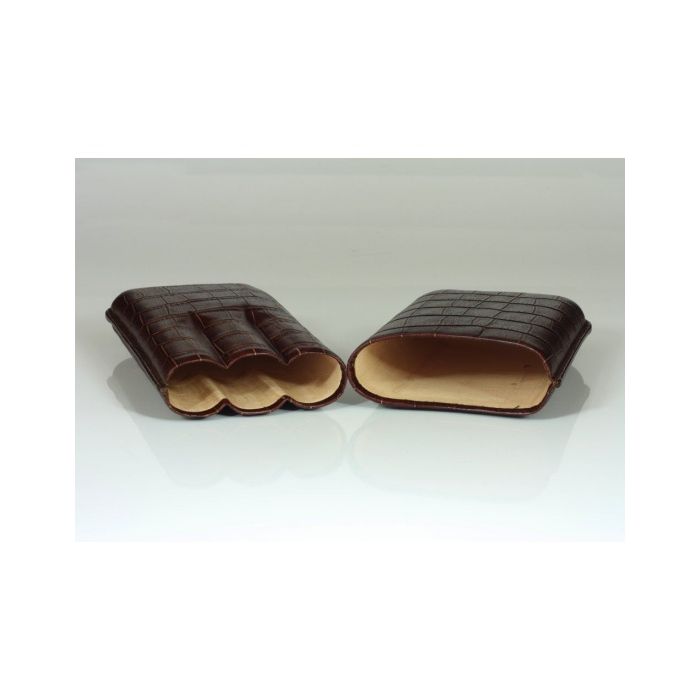 Martin Wess 591 Croco Brown - 3 Robusto&