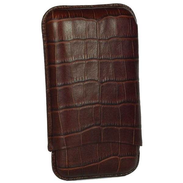 Martin Wess 591 Croco Brown - 3 Robusto's