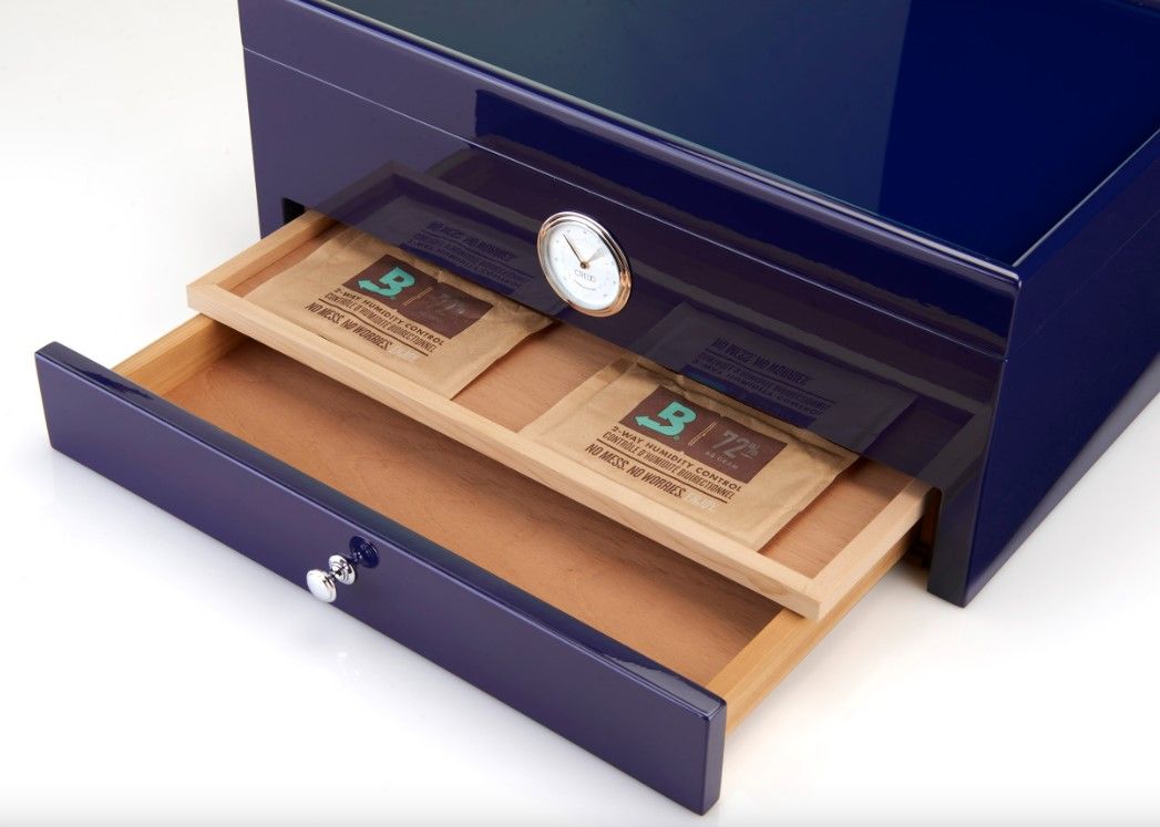 Morici Roma Special Club Edition Humidor Powder Blue