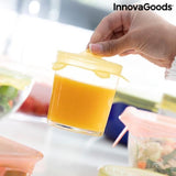 Innovagoods- Siliconen deksels-Verstelbaar deksels-Robuust en Duurzaam-Herbruikbaar-10 stuks
