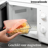 Innovagoods- Siliconen deksels-Verstelbaar deksels-Robuust en Duurzaam-Herbruikbaar-10 stuks