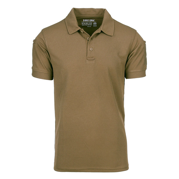 101INC Tactical Polo Quick Dry - Coyote