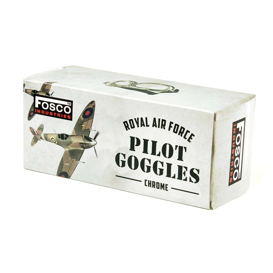 Fosco Motorbril Chroom Raf