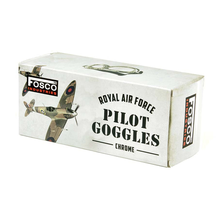 Fosco Motorbril Chroom Raf