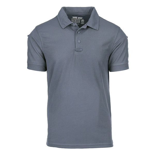 101INC Tactical Polo Quick Dry - Wolf Grey