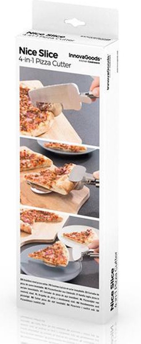 InnovaGoods 4 in 1 Nice Slice Pizzasnijder