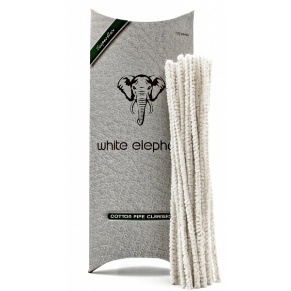 Pijpreinigers White Elephant Cotton 100 st.