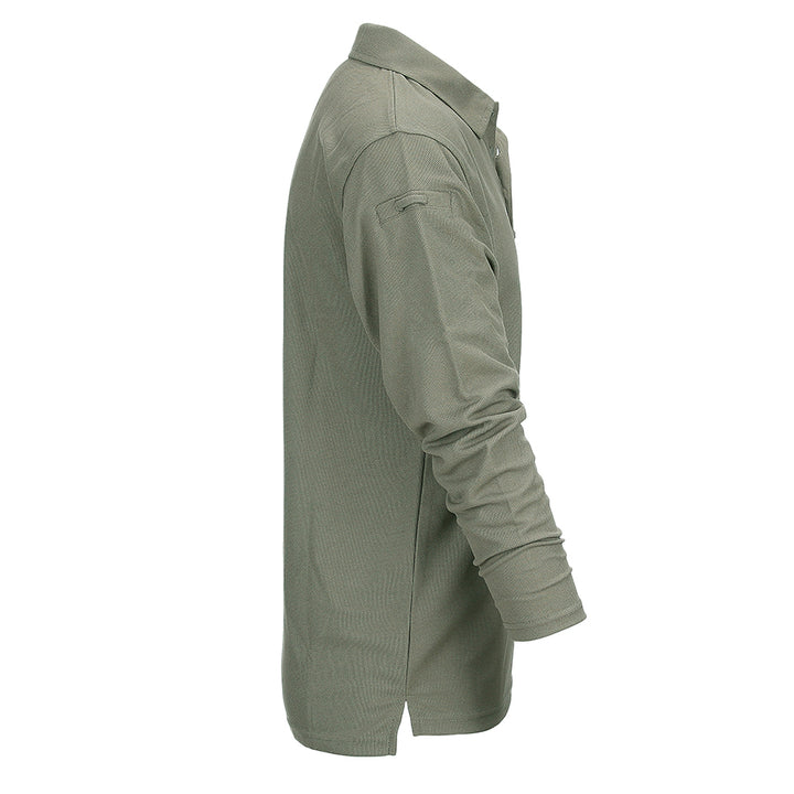 101INC Tactical Polo Quick Dry Lange Mouw - Groen