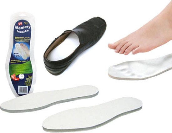 Inlegzolen Traagschuim Universele maat - 2 stuks / 1 paar