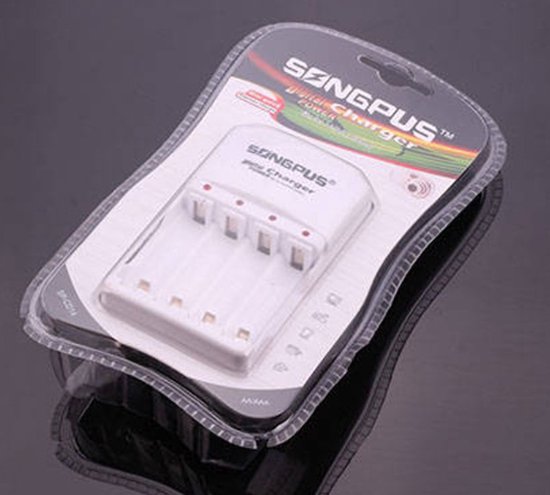 Batterijoplader AA en AAA en NiCd/NiMH – (Zonder Batterijen)