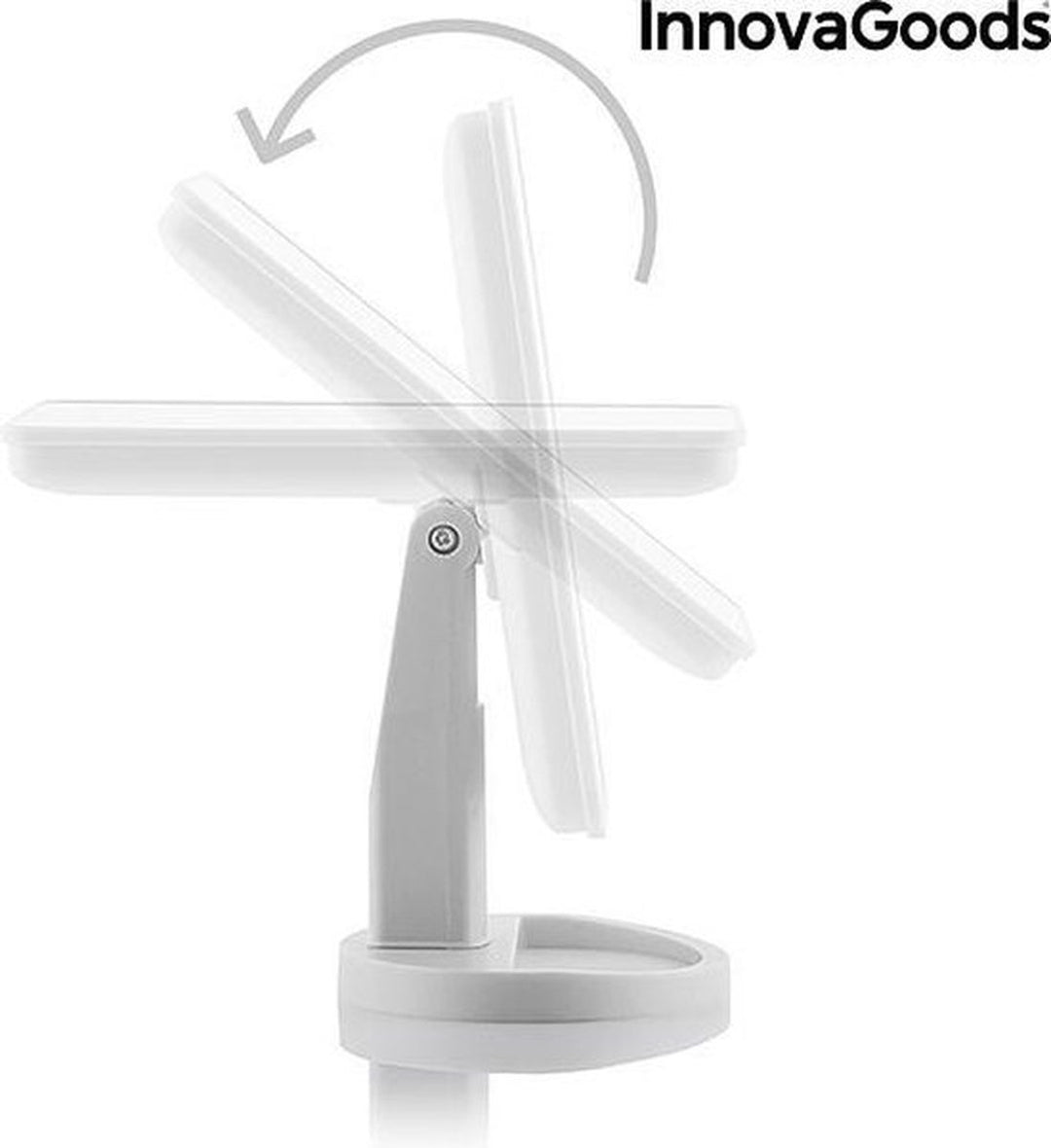 Make-up Spiegel met LED verlichting - draadloos - 16 LED lampen - scheerspiegel - cosmeticaspiegel - schoonheidsspiegel - badkamer spiegel - makeup - make up -