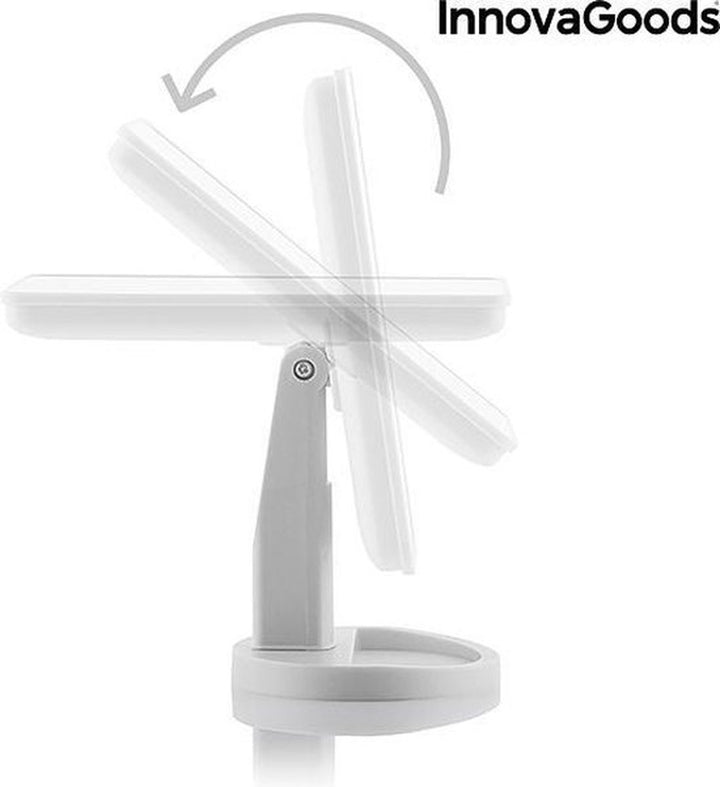 Make-up Spiegel met LED verlichting - draadloos - 16 LED lampen - scheerspiegel - cosmeticaspiegel - schoonheidsspiegel - badkamer spiegel - makeup - make up -