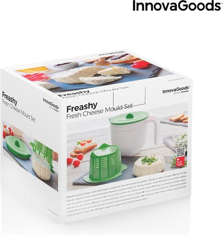 InnovaGoods - Kaas maker - Keuken Accessoires - Vorm voor het maken van verse kaas met handleiding en recepten Freashy