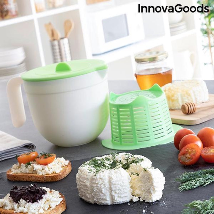 InnovaGoods - Kaas maker - Keuken Accessoires - Vorm voor het maken van verse kaas met handleiding en recepten Freashy