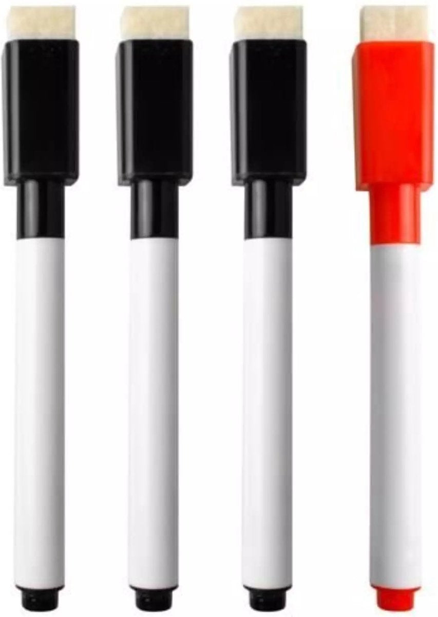Whiteboard folie 200x45 cm zelfklevend whiteboardfolie incl Markers/stiften en wisser