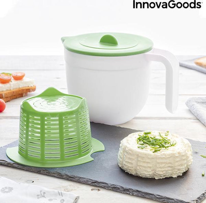 InnovaGoods - Kaas maker - Keuken Accessoires - Vorm voor het maken van verse kaas met handleiding en recepten Freashy