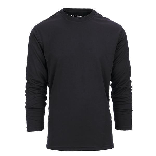 101-INC Tactical T-shirt Quik Dry Lange Mouw - Zwart