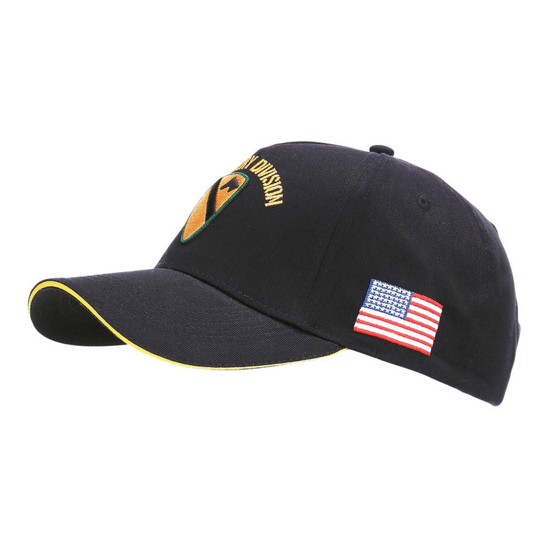 Fostex Baseball cap US Cavalry WWII 3D - Zwart