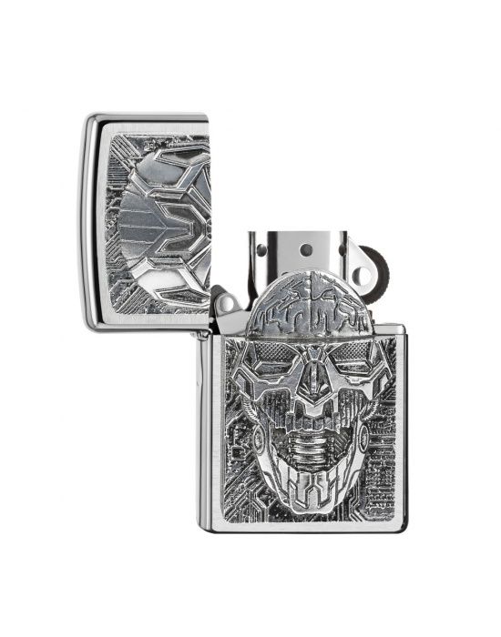 Zippo Designs Aansteker Technic Skull Trick