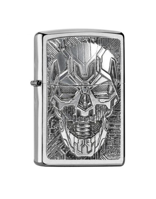 Zippo Designs Aansteker Technic Skull Trick