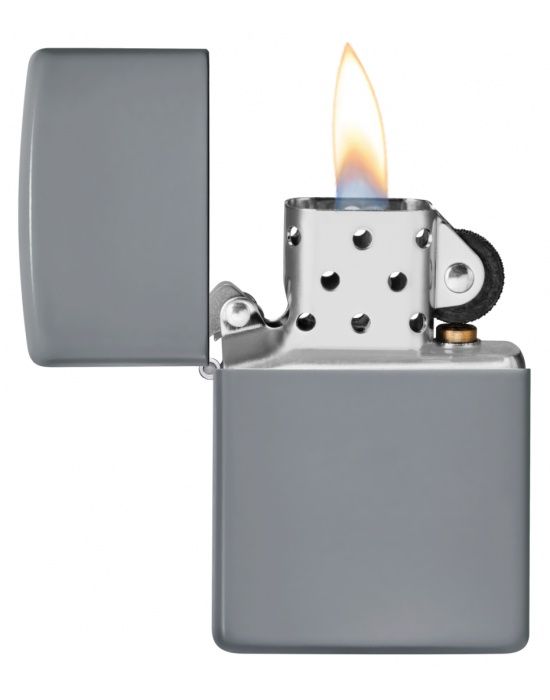 Zippo Aansteker Reg Flat Grey