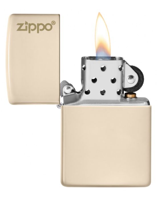 Zippo Aansteker Flat Sand Zippo Logo