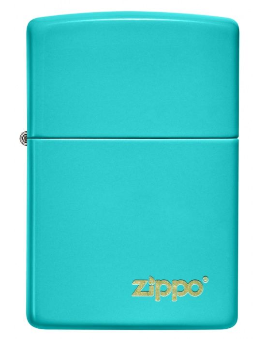 Zippo Aansteker Flat Turquoise Zippo Lasered