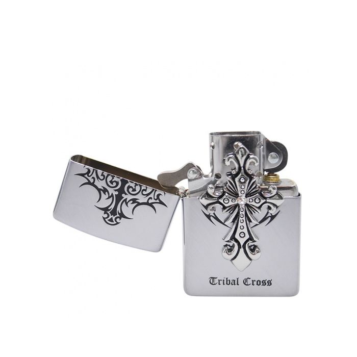 Zippo Special Asian Tribal Cross Emb. CH