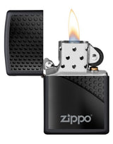 Zippo Designs Black Hexagon Design