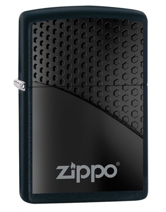 Zippo Designs Black Hexagon Design