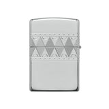 Zippo Special Diamond Design Armor Sterling Silver