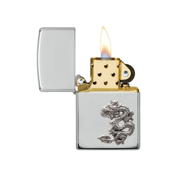 Zippo Special Dragon Armor Sterling Silver